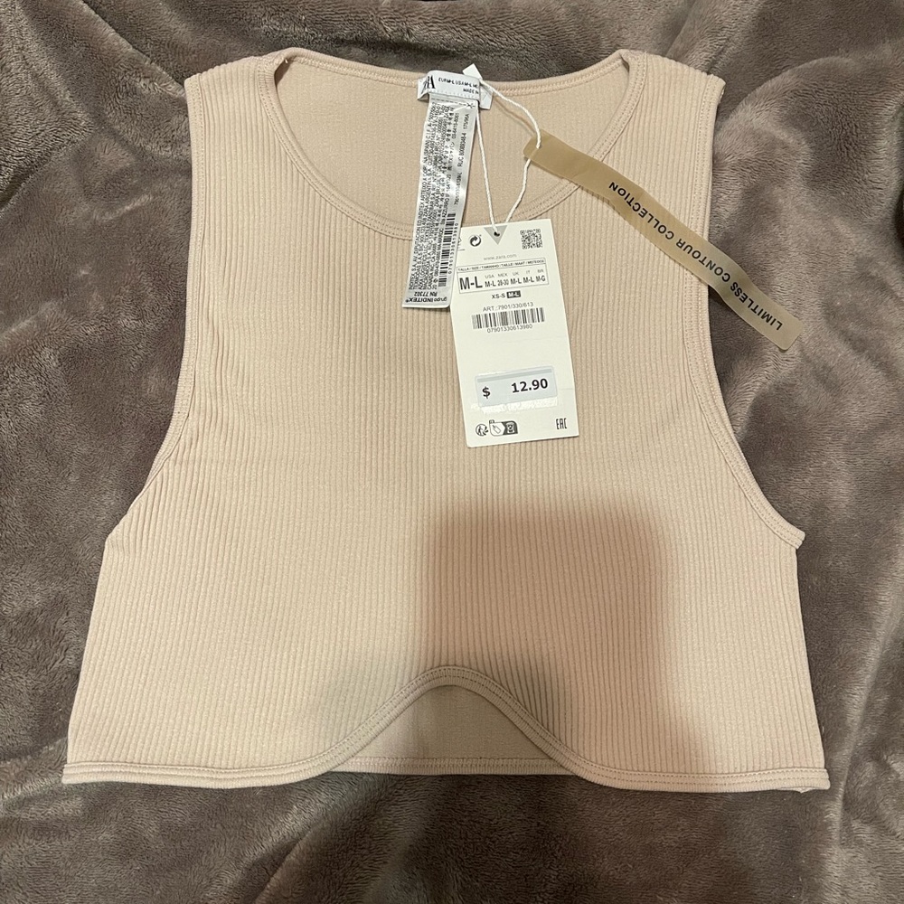 Zara Seamless Crop Top